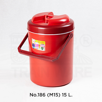 OEM manufacturer and wholesaler for 15L plastic cylindrical cooler with handle lid in Thailand
